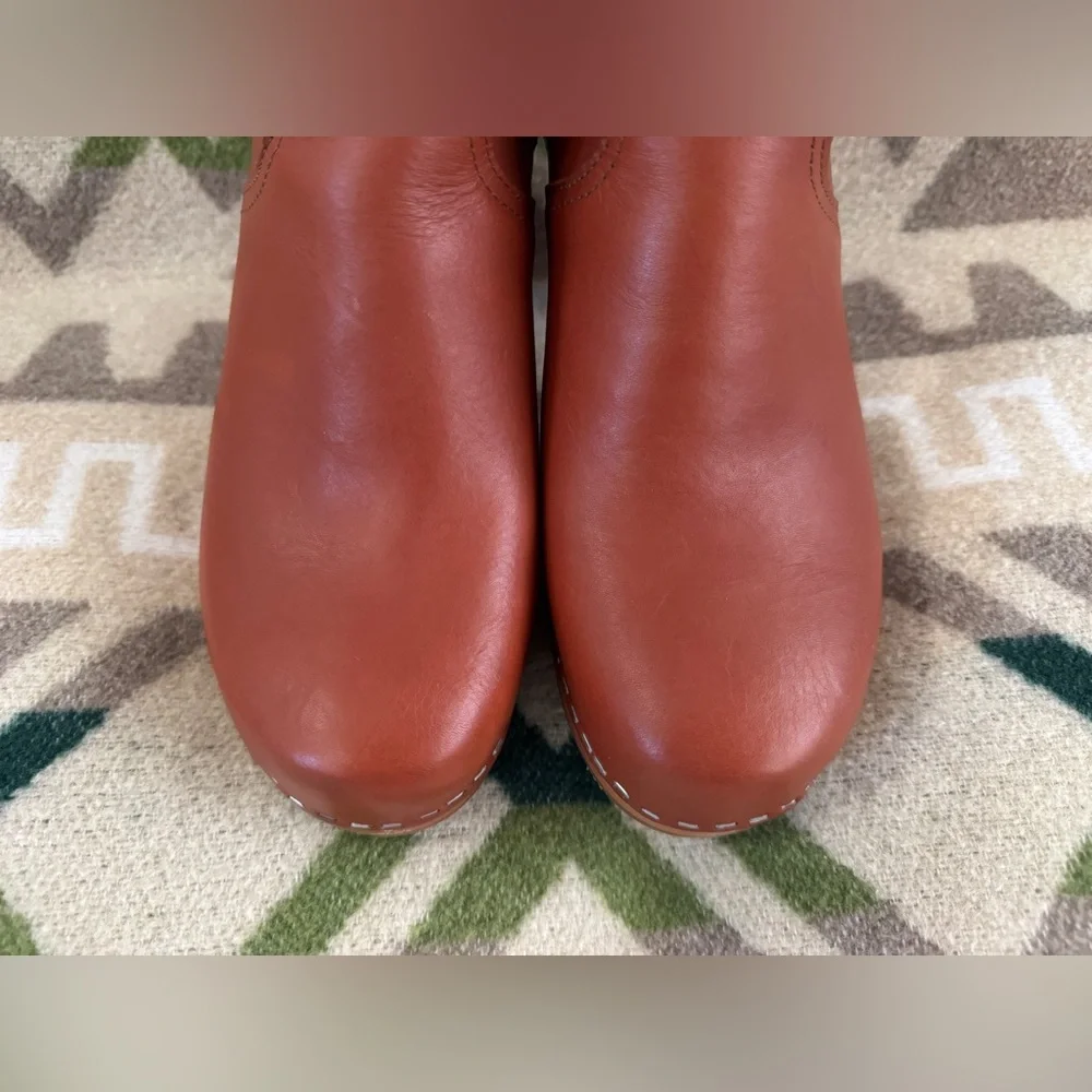 Swedish Hasbeens Tan Leather Booties - Picture 6 of 15